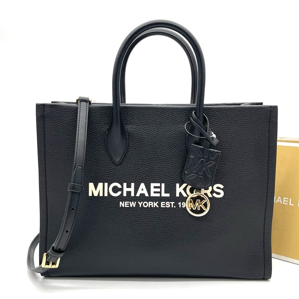 Michael Kors Mirella Medium EW Tote Bag Black